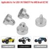 RC Shock Absorber Cap Aluminum Alloy CNC Machined Upgrade Parts For LOSI 1/10 TENACITY Pro 4WD Brushless SCT 4PCS High Strength Durable (You color) view 2