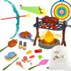 KidzAdventure Kids Camping Toys: Pretend Campfire/BBQ Grill Toys & Bow and Arrow Game Set - Perfect Kids Camping Set for Outdoor Play, Christmas, Holiday N Birthday Gifts view 1