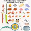 KidzAdventure Kids Camping Toys: Pretend Campfire/BBQ Grill Toys & Bow and Arrow Game Set - Perfect Kids Camping Set for Outdoor Play, Christmas, Holiday N Birthday Gifts view 2