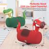 POVYRE Kids Boys Outdoor Toys, 2 PCS Giant Inflatable Dinosaur Bull Toys Bouncy Hopper with Pump, Ride-on Jumping Animal for Indoor Outdoor Play, 220 lbs Capacity, Gift for Ages 5+ view 2