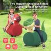 POVYRE Kids Boys Outdoor Toys, 2 PCS Giant Inflatable Dinosaur Bull Toys Bouncy Hopper with Pump, Ride-on Jumping Animal for Indoor Outdoor Play, 220 lbs Capacity, Gift for Ages 5+ view 3