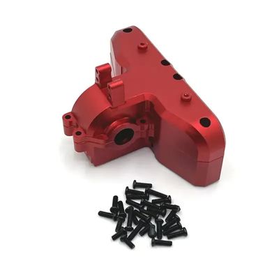 14301 14302 14303 Metal Gear Box Housing Differential Case Upgrade Part Compatible with 1 14 Scale RC Cars Compatible with Various Models(Red)