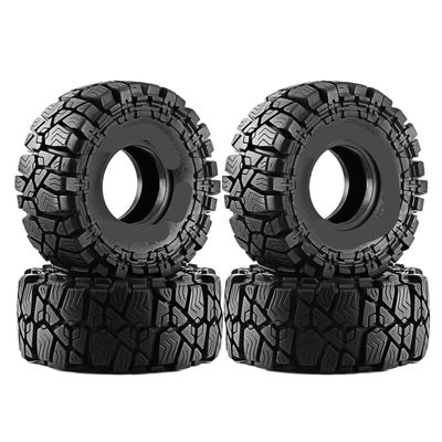 4pcs 1. 9 Crawler Tires for 1/10 Scale RC Crawler Cars Compatible with FCX10 Pro Gen8 VS4-10 All Terrain Off Road Use
