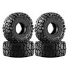 4pcs 1. 9 Crawler Tires for 1/10 Scale RC Crawler Cars Compatible with FCX10 Pro Gen8 VS4-10 All Terrain Off Road Use view 1