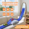 KETIEE Flex Tracks 16Ft for Kids: Flexible Race Car Ramp Track with 2 Small Racecars and 4 Suction Cups Compatible with Diecast 1/64th Cars, Rolls Up Portable Racetrack for Ages 3 & Up view 4