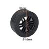 2Pcs High-Tech Building Blocks Wheel Racing Car Parts - Compatible with 56907 15038 - Durable DIY Toy Truck Accessories view 2