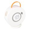 ANGGREK Bubble Blower, ABS Fully Enclosed Portable Automatic Bubble Machine for Birthday for Party (White) view 3