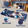 Toddler Nap Mat Kids Sleeping Bag 5924, Soft Slumber Bag with Removable Pillow for Kids Girls Boys,Roll Up Sleeping Mat Lightweight for Camping,Daycare, Kindergarden,Space Astronaut view 4
