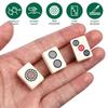 Angoily Mahjong Tile Travel Set, Mini Mahjong Set Board Game, Portable Travel Mahjong-Cards 2025, Chinese Game with 146 Tiles Brown Carrying Case 20Mm for Adult Beginner Players Elderly Leisure view 4