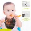 CUPADA 5 Pack Baby Washcloths Muslin Face Towels Fiery Dragon Over Volcanic Landscape Artwork Absorbent Burp Wash Wipes Soft Towel for Newborn Infant view 3