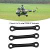3Pcs RC Helicopter Connect Buckle Linkage Rod Servos Arm Replacement Parts for Fly Wing FW200 RC Helicopter Black Plastic Direct Fit Secure Connection Easy Installation Repair view 4