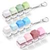 3 Pack Keyboard Fidget Toy  Clicky, Creamy & Silent Stress Relief Fidget Clicker Keychain  Quiet Fidget Toys for Adults, Boost Focus & Calm Anxiety at Work, Travel  Ideal Stress-Relief Gift view 1