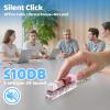 3 Pack Keyboard Fidget Toy  Clicky, Creamy & Silent Stress Relief Fidget Clicker Keychain  Quiet Fidget Toys for Adults, Boost Focus & Calm Anxiety at Work, Travel  Ideal Stress-Relief Gift view 3