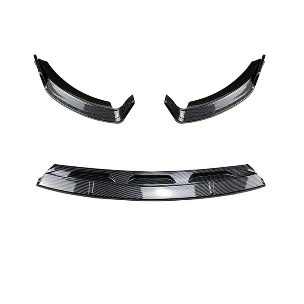 Car Front Bumper Lip Chin Spoiler Splitters Compatible For Benz GLE Class W167 C167 GLE350 GLE450 GLE53 AMG 2020-2022(Carbon fiber)