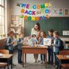 1 Set Back to School Banner, First Day of School Sign with Welcome Sign, Back to Kindergarten Decorations for Classroom Party view 4