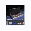 500pcsTexas Hold 'em Universal Chips, with a Beautiful Box, a Special Tablecloth and Two Sets of Poker. view 1
