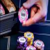 500pcsTexas Hold 'em Universal Chips, with a Beautiful Box, a Special Tablecloth and Two Sets of Poker. view 3