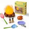 Educational Kids Camping Set: Fake Campfire with Grill Sticks, Pretend Play Food, and Grill Kit - Perfect Playhouse Accessories for Toddlers and Kids Ages 3,4,5,6 view 1