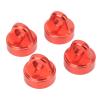 RC Shock Absorber Cap Aluminum Alloy CNC Machined Upgrade Parts For LOSI 1/10 TENACITY Pro 4WD Brushless SCT 4PCS High Strength Durable (Red) view 1
