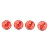 RC Shock Absorber Cap Aluminum Alloy CNC Machined Upgrade Parts For LOSI 1/10 TENACITY Pro 4WD Brushless SCT 4PCS High Strength Durable (Red) view 2