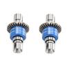 16207 16208 16209 16210 H16 14209 14210 14301 16420G Metal Differential Upgrade Parts Compatible with 1 14 1 16 Scale RC Cars Compatible with Various Models(2pcs Blue) view 1