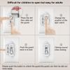 Child Proof Light Switch Cover Guard 10 Pack - Unbreakable Toggle Switch Protector for Kids Safety, Smart Home & Security, 24/7 Protection,White view 4