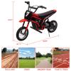 24V Kids Electric Motorcycle with Shock-Absorbing Design,350w 3-Speed Dirt Bike with Twist-Grip Throttle/Hand-Operated Rear Brake,Up to 14.29 MPH,Max Load 135 Lbs,Seat Height 18.3 Inch,for Aged 8-14 view 2