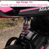 24V Kids Electric Motorcycle with Shock-Absorbing Design,350w 3-Speed Dirt Bike with Twist-Grip Throttle/Hand-Operated Rear Brake,Up to 14.29 MPH,Max Load 135 Lbs,Seat Height 18.3 Inch,for Aged 8-14 view 4