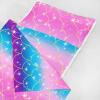 Axolotl Mermaid Nap Mat with Pillow and Blanket, Glitter Gradient Pink Blue Mermaid Slumber Bag, Sparkly Galaxy Sleep Mat for Teens, Roll up Portable Sleeping Bag for Traveling Camping, 60" L*21" W view 4