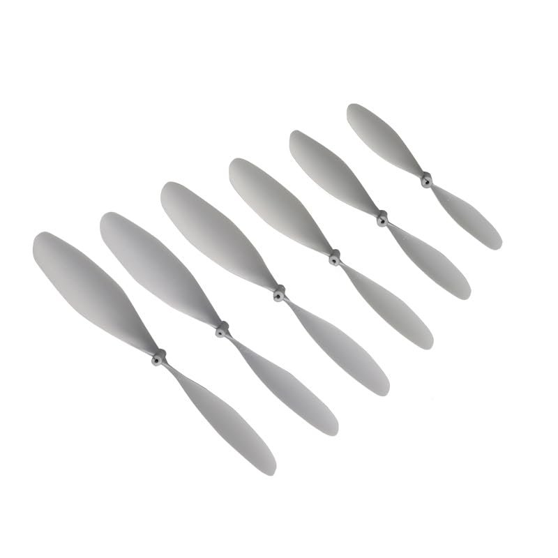 20PCS 6-10 Inch 2-Paddle Propellers 1. 5mm Aperture Silver Grey For DIY Rubber Band Powered Plane Models Compatible With Various Aircraft Toys(20PCS 10 INCH)