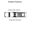 FEDCO SCX24 Motor Upgrade 2-Speed Transmission with SCX24 LCG Chassis Body Shell for SCX24 Upgrades 1/24 RC Crawler view 2