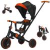 FVOJZQGD Baby Tricycle with Canopy,8 in 1 Toddler Bike Foldable Kids Tricycle,Toddler Tricycle for 1-3 Year Olds, Push Tricycle for Kids Trike Balance Bike Chrismas and Birthday Gift for Boy and Girl view 1