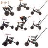 FVOJZQGD Baby Tricycle with Canopy,8 in 1 Toddler Bike Foldable Kids Tricycle,Toddler Tricycle for 1-3 Year Olds, Push Tricycle for Kids Trike Balance Bike Chrismas and Birthday Gift for Boy and Girl view 3
