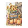 Autumn Bird Sunflower Pumpkins (4) Crib Sheet for Girls Boys Baby Toddler Bed Mattress Sheets Babies Fitted Crib Sheets for Kids Nursery Infant 52x28 Inch view 1