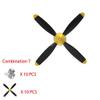 Three-blade propeller for drones 761-5 P-51D, 761-8 F4U, 761-9 T28, 761-11 BF109, 761-12, 761-13 P40 and 761-15 Spitfire(Chocolate) view 2