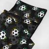 Axolotl Soccer Nap Mat with Pillow and Blanket, Football Sleeping Mat for Ball Gamer, Black and White Sports Soccer Slumber Bag for Teens, 3D Ball Gaming Sports Roll up Sleeping Bag, 50" L*21" W view 4