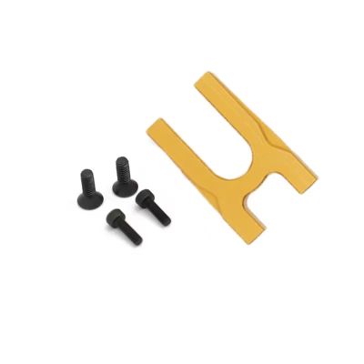 RC Parts For Arrma For Kraton For Outcast For Typhon For Infraction For Limitless For Mojave 6S For BLX 1/7 1/8 Metal Center Differential Mount Parts(Yellow)