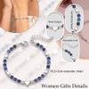 Btysun Valentines Day Gifts for Daughter, Bonus Daughter Bracelet Beaded Bracelets for Women Trendy Stuff Stocking Stuffers for Teens Adjustable Gemstone Bracelet Birthday Christmas Jewelry view 4