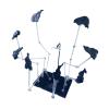 Action Figure Stand, Base,Creative,Sturdy Holder Support Display Rack with Effect Decor Decorative, Gray view 1