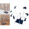 Action Figure Stand, Base,Creative,Sturdy Holder Support Display Rack with Effect Decor Decorative, Gray view 2