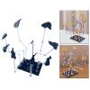 Action Figure Stand, Base,Creative,Sturdy Holder Support Display Rack with Effect Decor Decorative, Gray view 4