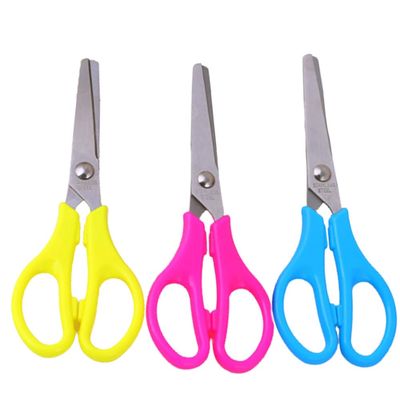 1pc Design Sturdy Student Scissors Multi-Functional Handicraft Accessories Daily Paper Shear for Album