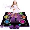 Ysityum Kids Dance Mat Toy with 2 Gesture-Sensing Wristbands - Wireless Bluetooth Light-Up 6-Key Electronic Dance Pad, 6 Games & Music Modes, Birthday Gift for Girls Boys view 1