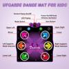 Ysityum Kids Dance Mat Toy with 2 Gesture-Sensing Wristbands - Wireless Bluetooth Light-Up 6-Key Electronic Dance Pad, 6 Games & Music Modes, Birthday Gift for Girls Boys view 4