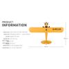 A160 J3 Remote Control Airplane for 16+, 3D/6G 2.4G 5CH Brushless Fixed Wing RC Airplane Model, 650mm Wingspan EPP Fixed Wing Aircraft with Quick Release (RTF Version) view 2