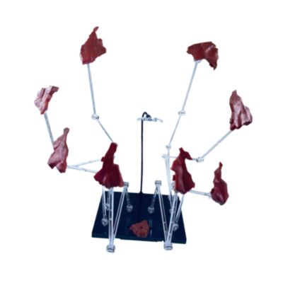 Action Figure Stand, Base,Creative,Sturdy Holder Support Display Rack with Effect Decor Decorative, Red