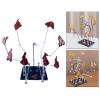 Action Figure Stand, Base,Creative,Sturdy Holder Support Display Rack with Effect Decor Decorative, Red view 2