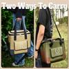 Personalized Cooler Backpack, Custom Embroidery Cooler Bags with Name Outdoor Picnic Bag Insulated Bag Proof Compartments Coolers Bag for Man view 2