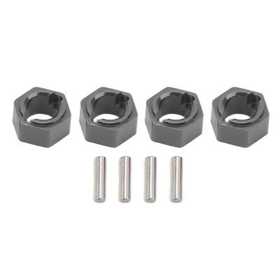 7mm Hex Wheel Hubs Professional Aluminum Alloy RC Wheel Hex Drive Adapter for FMS FCX24 1/24 RC Car Durable Wear High Strength CNC Machined Precision Fit (You Color)