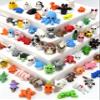 60Pcs Random 3D Printed Animals,Mystery Pack Articulated Figurines Fidget Toy,Gifts for Kids Graduation Rewards,Easter Egg Stuffers,Christmas Birthday Gifts view 1